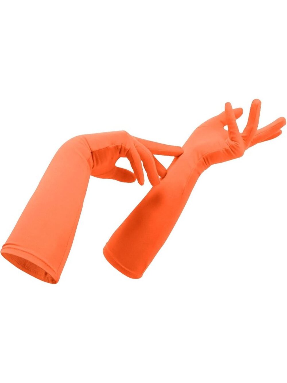 Women's Orang Cosplay Halloween Costume Spandex Stretch Mid-Length Gloves